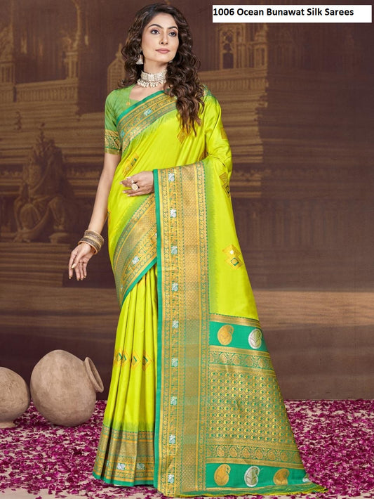 1006 Ocean Bunawat Silk Sarees