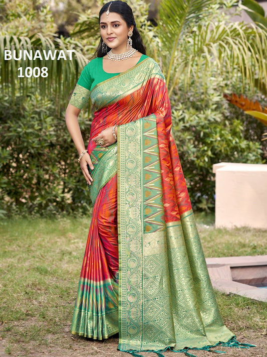 1006 Pochampalli Silk Vol 5 Bunawat Silk Sarees