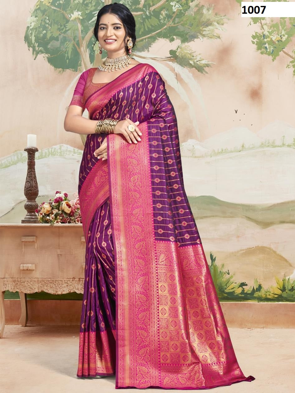 1007 Abhibhuti Silk Bunawat Silk Sarees