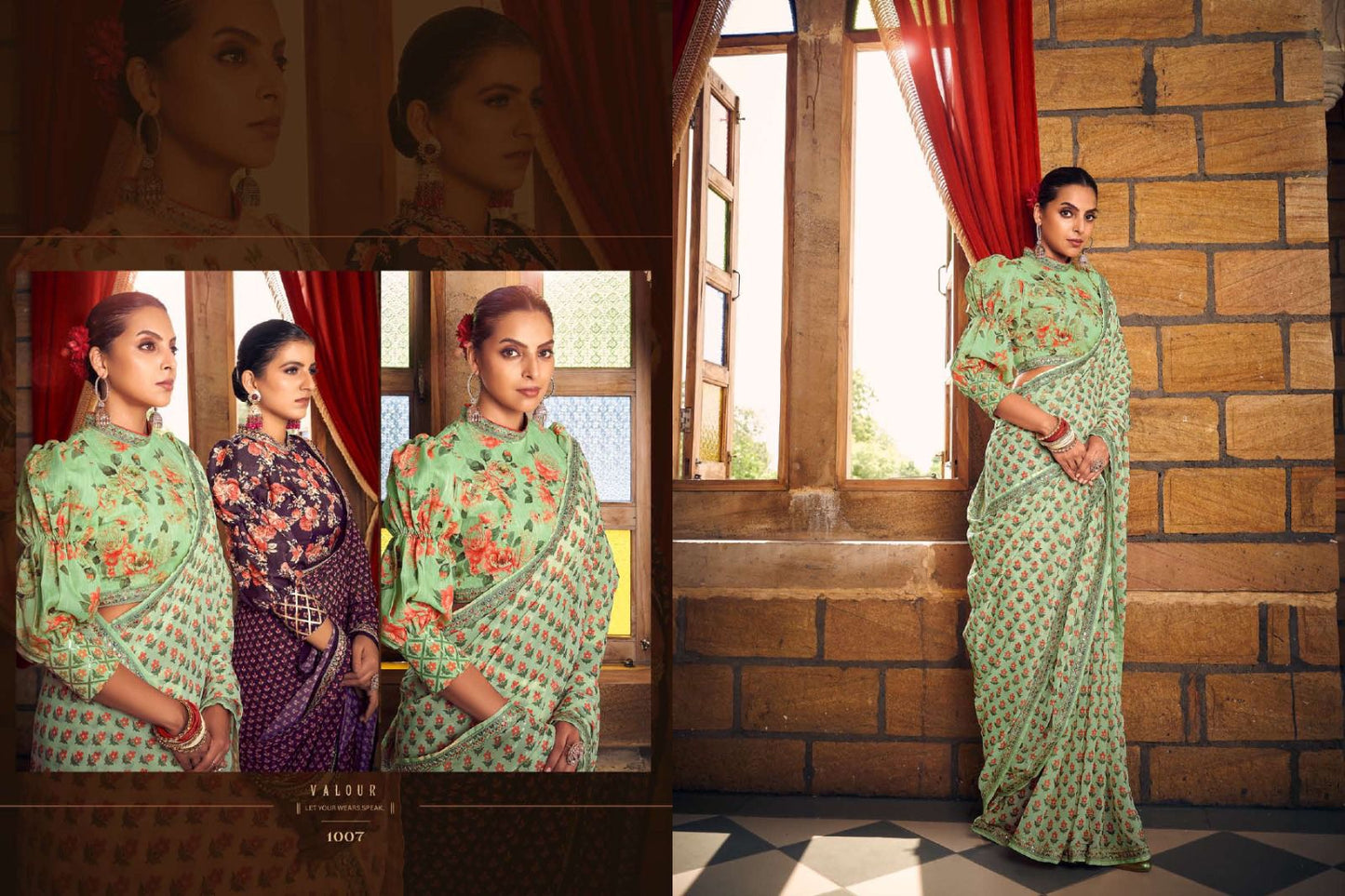 1007 Nayika Vouch Fashion Georgette Sarees