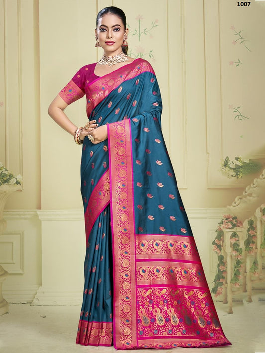 1007 Rajsangini Bunawat Silk Sarees