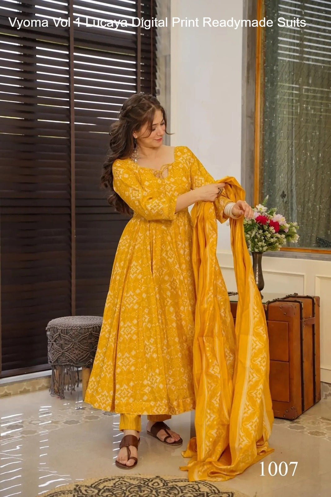 1007 Vyoma Vol 1 Lucaya Digital Print Readymade Suits