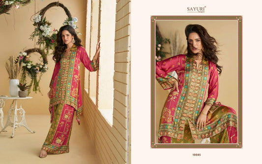 10085 Aura Sayuri Crepe Silk Co Ord Set