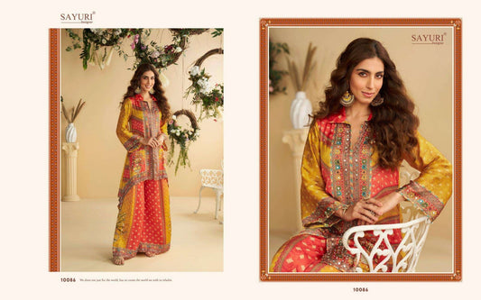 10086 Aura Sayuri Crepe Silk Co Ord Set