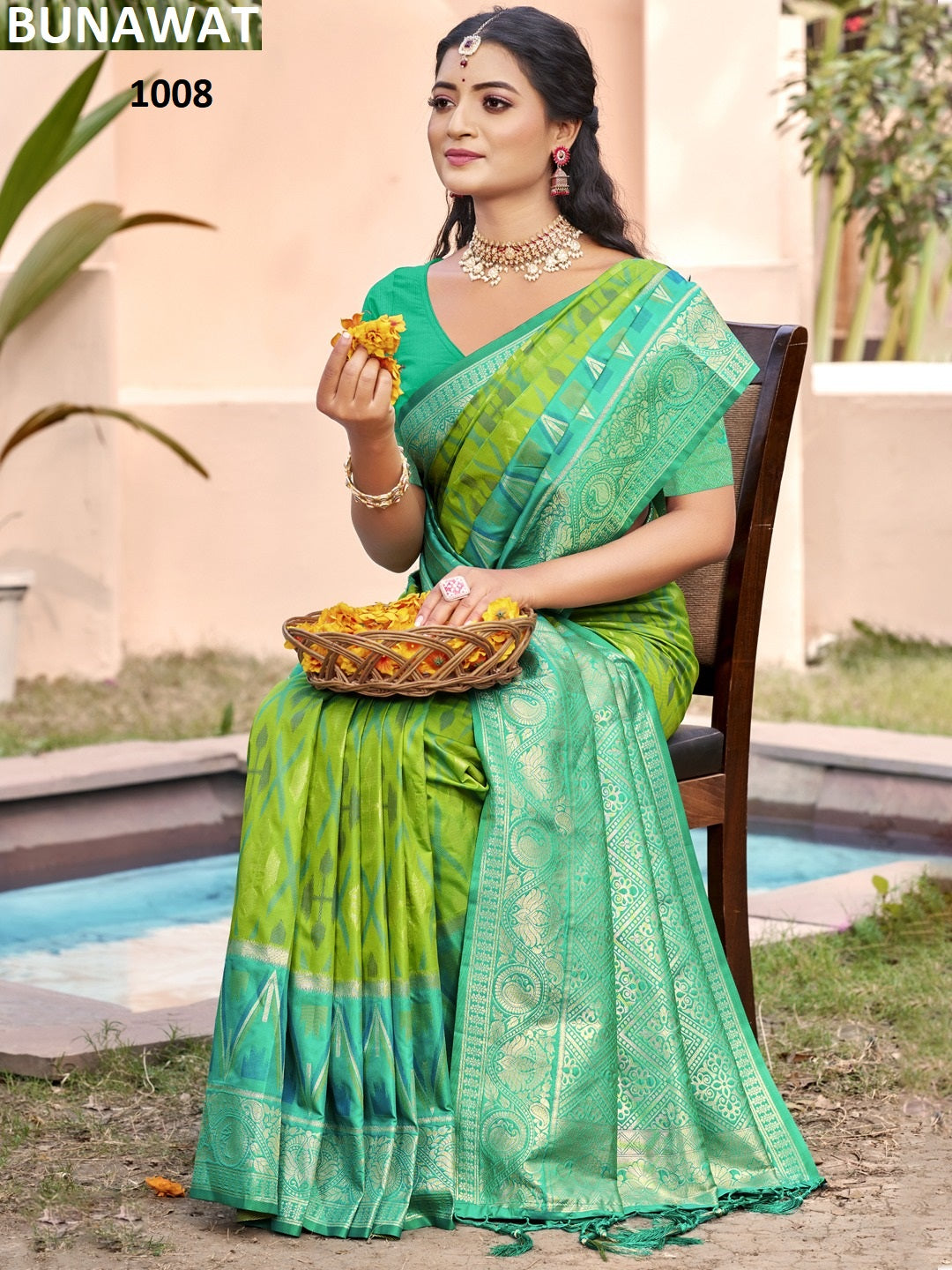 1008 Pochampalli Silk Vol 5 Bunawat Silk Sarees