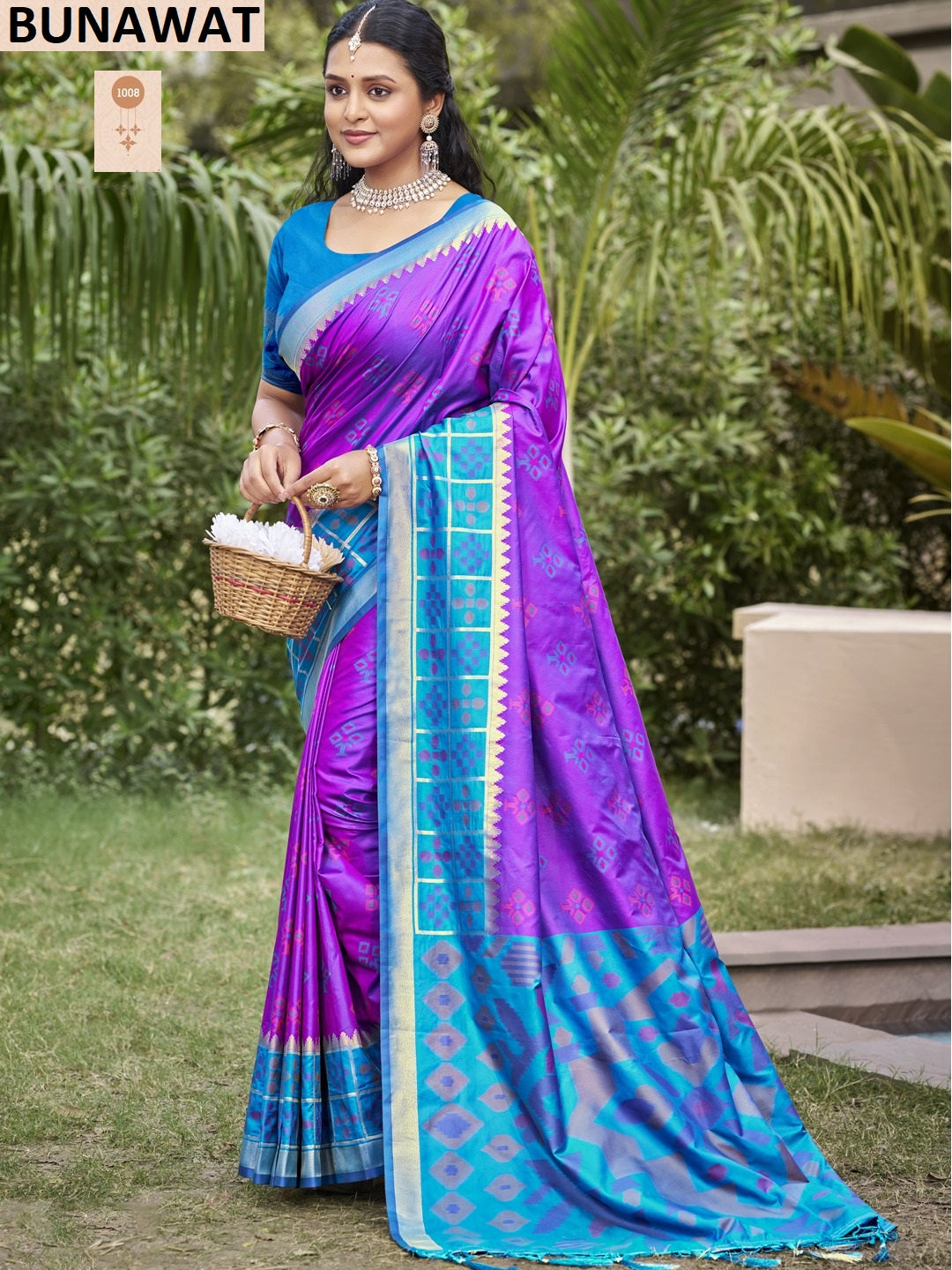 1008 Pochampalli Silk Vol 6 Bunawat Silk Sarees