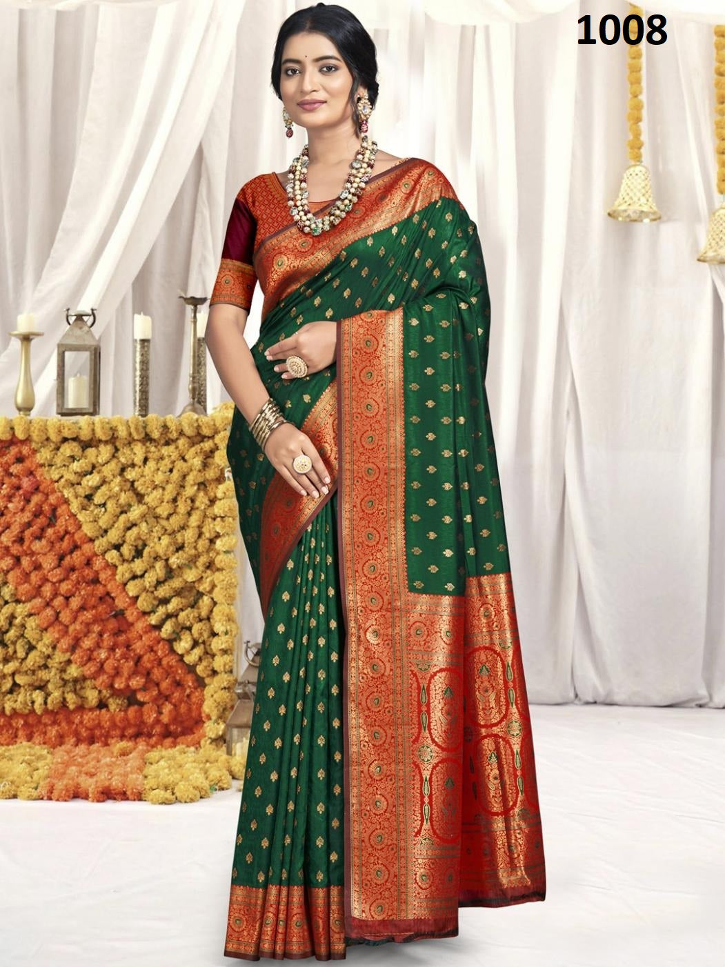 1008 Vindhya Bunawat Silk Sarees
