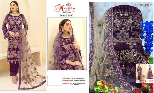 386-C Motifz Pakistani Salwar Suits