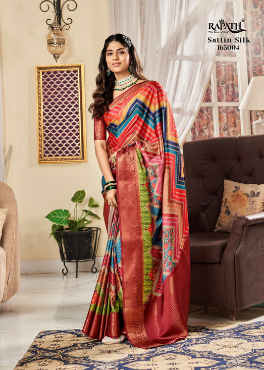 165004 Sunheri Rajpath Sarees