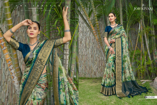 87002 Jhilmil Vol 870 Joh Rivaaj Sarees
