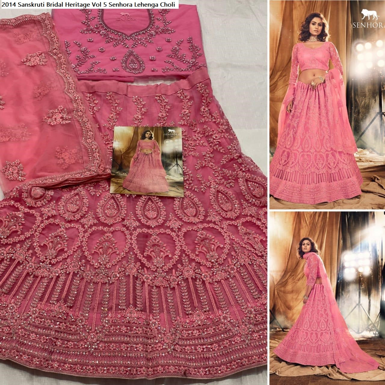 2014 Sanskruti Bridal Heritage Vol 5 Senhora Lehenga Choli
