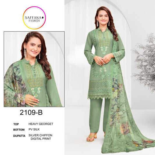2109B Saffana Pakistani Readymade Suits