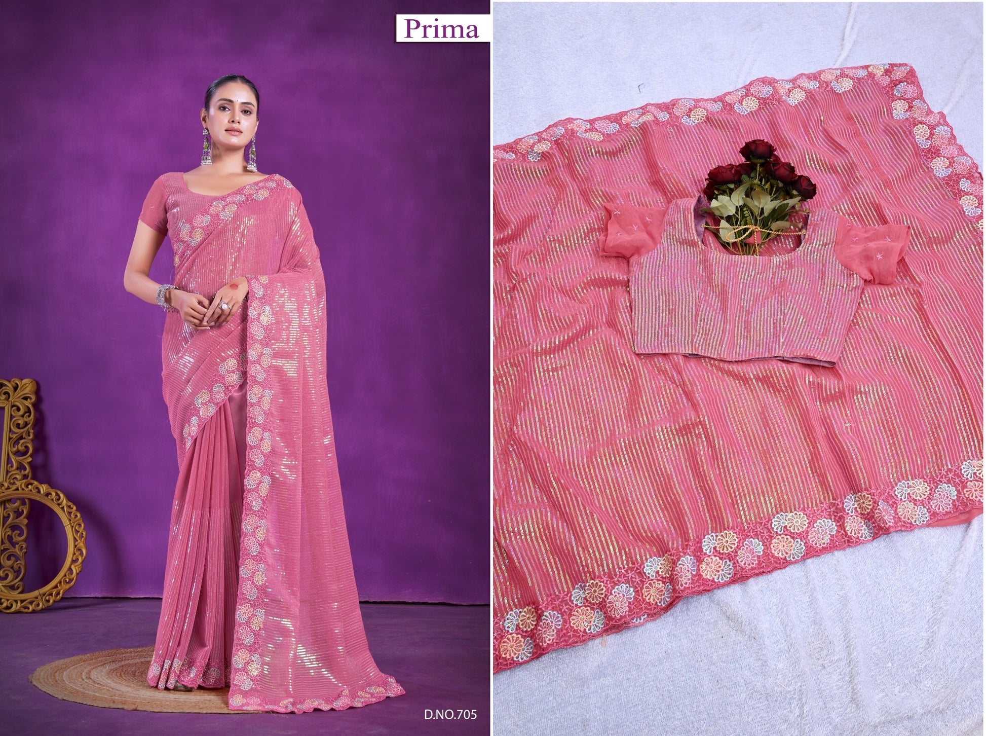 705 Prima Sarees