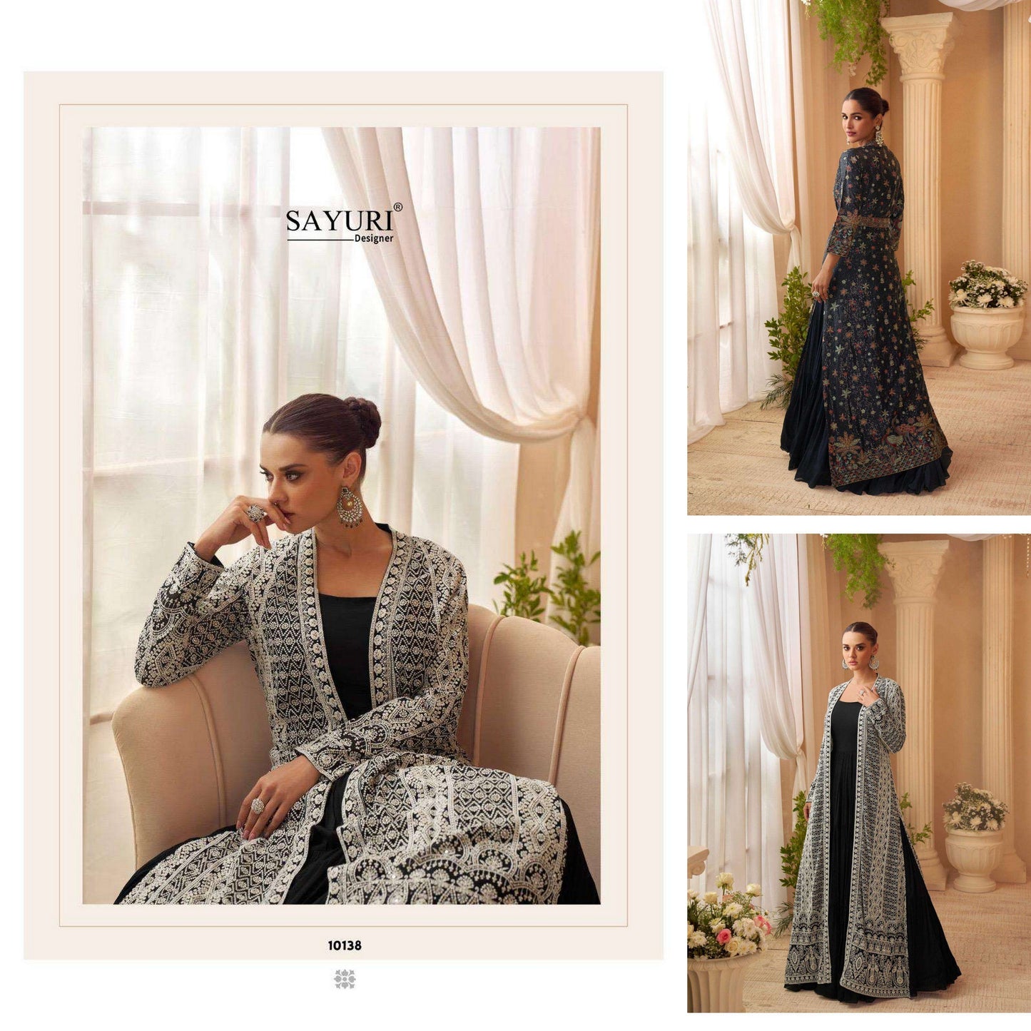 10138 Kasmira Sayuri Chinon Silk One Piece Gown