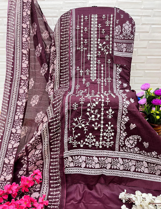 1016B Ezra Pure Cotton Pakistani Salwar Suits