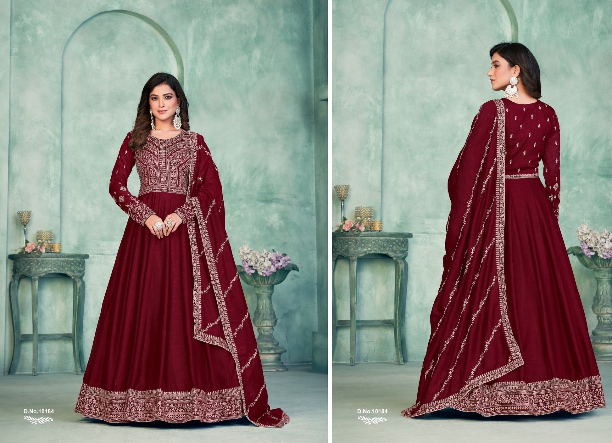 10184 Vol 18 Anjubaa Unstitched Suits