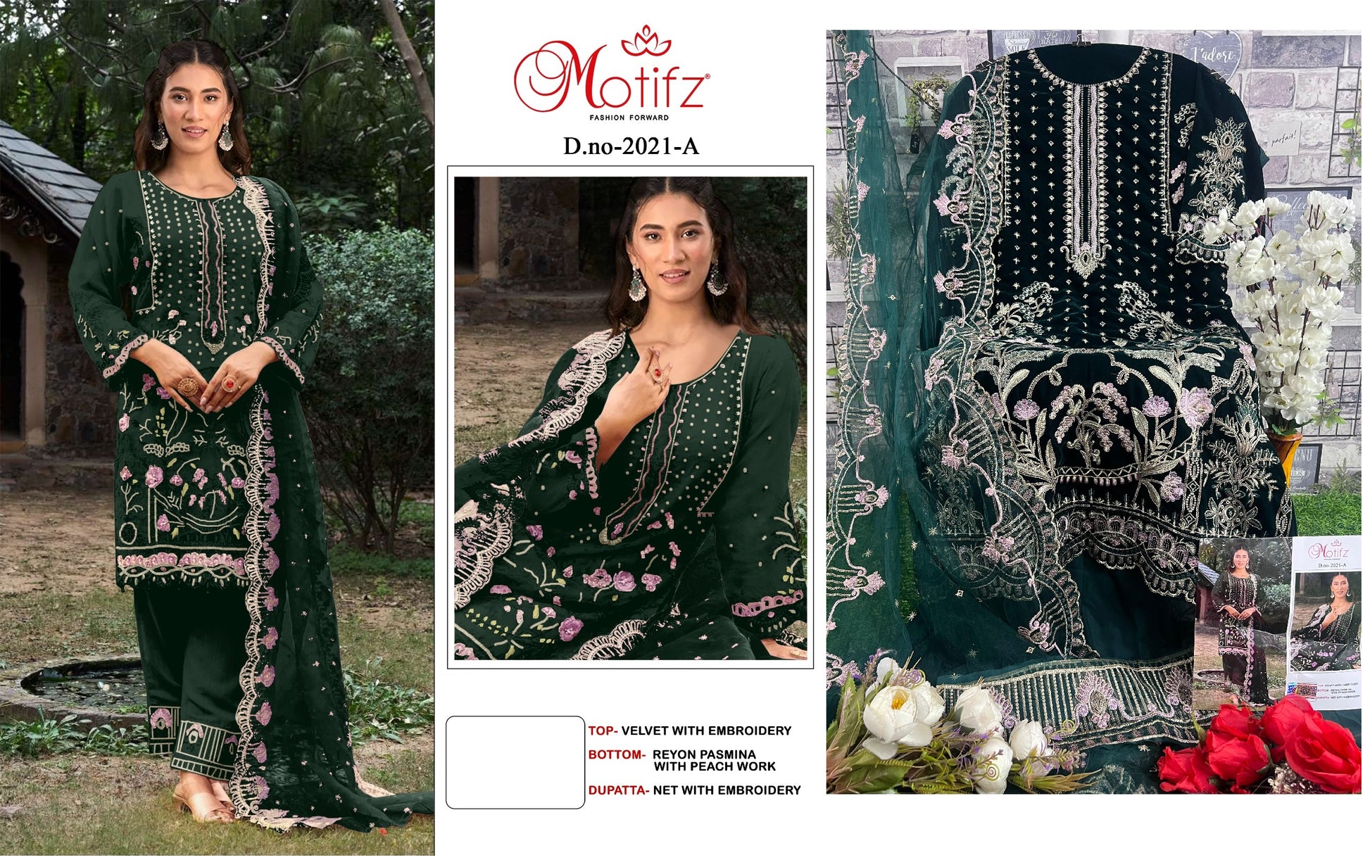 2021A Motifz Pakistani Salwar Suits