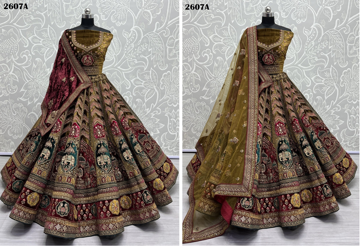 2607A Anjani Art Lehenga Choli