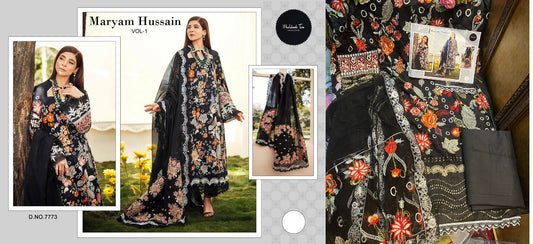 7773 Maryam Hussain Vol 1 Mehboob Tex Pakistani Salwar Suits