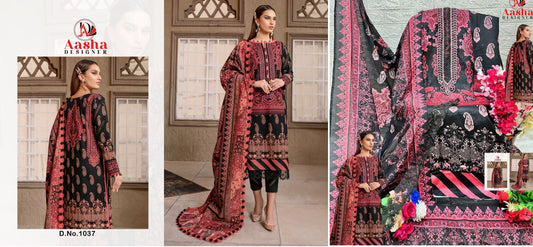 1037 Aasha Designer Pakistani Salwar Suits