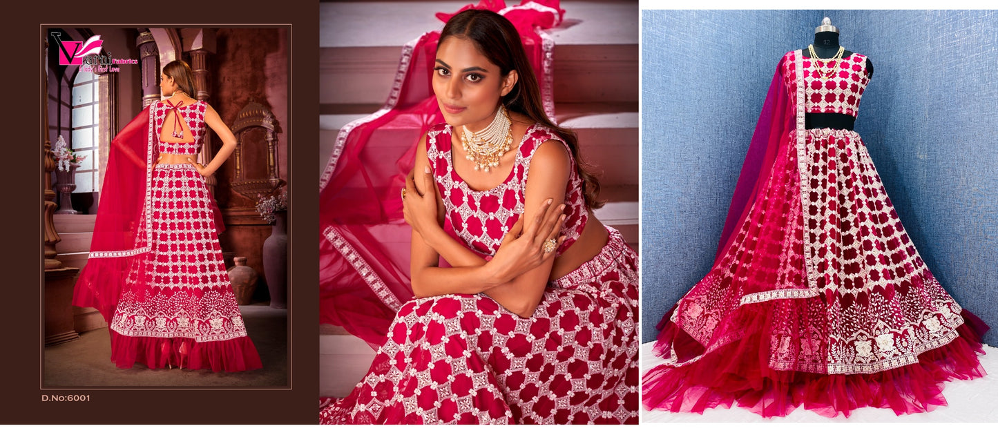 6001 Ruksana Varni Fabrics Lehenga Choli