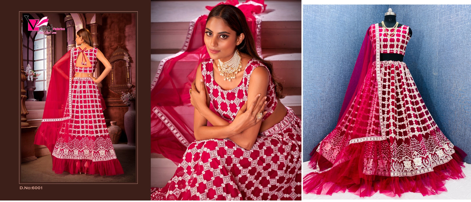 6001 Ruksana Varni Fabrics Lehenga Choli