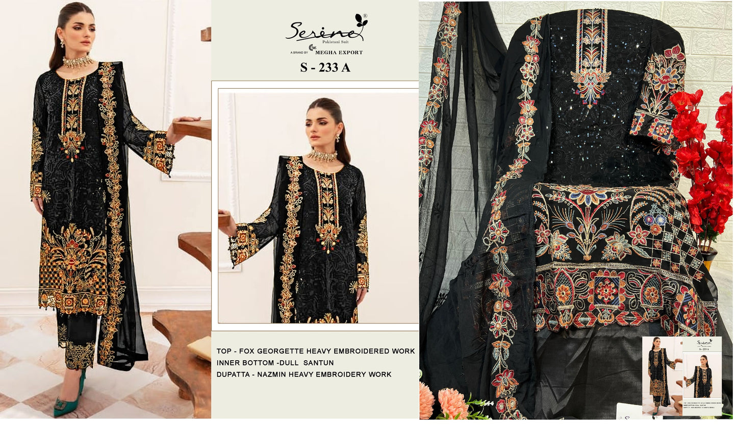 233A Serine Pakistani Salwar Suits