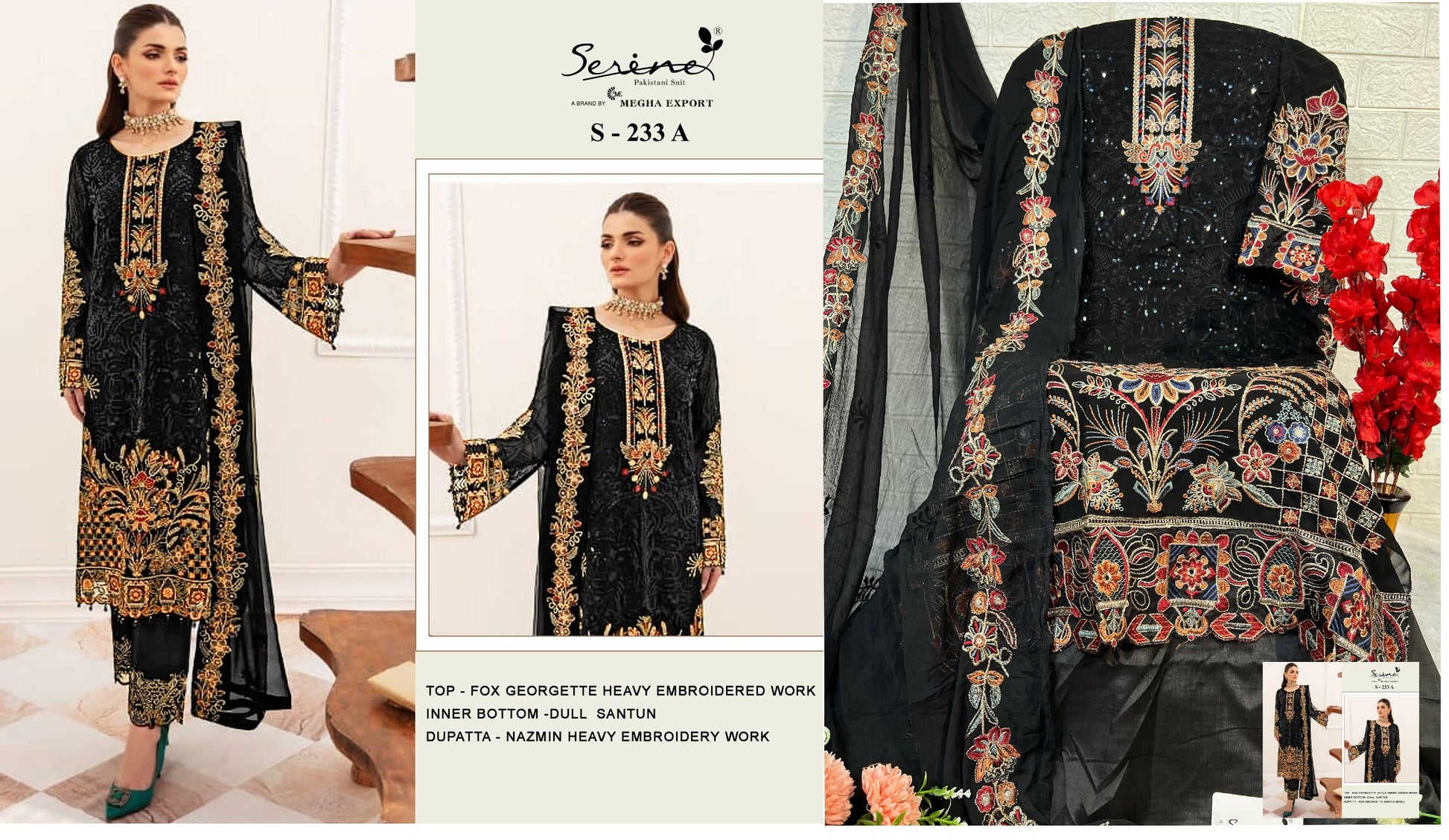 233A Serine Pakistani Salwar Suits