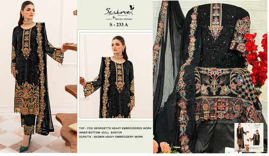 233A Serine Pakistani Salwar Suits