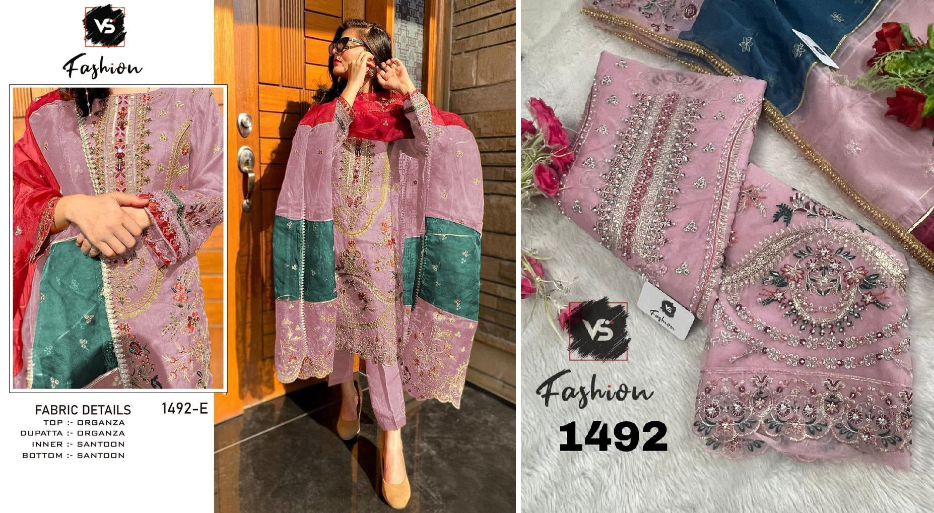 1492E Vs Fashion Pakistani Salwar Suits