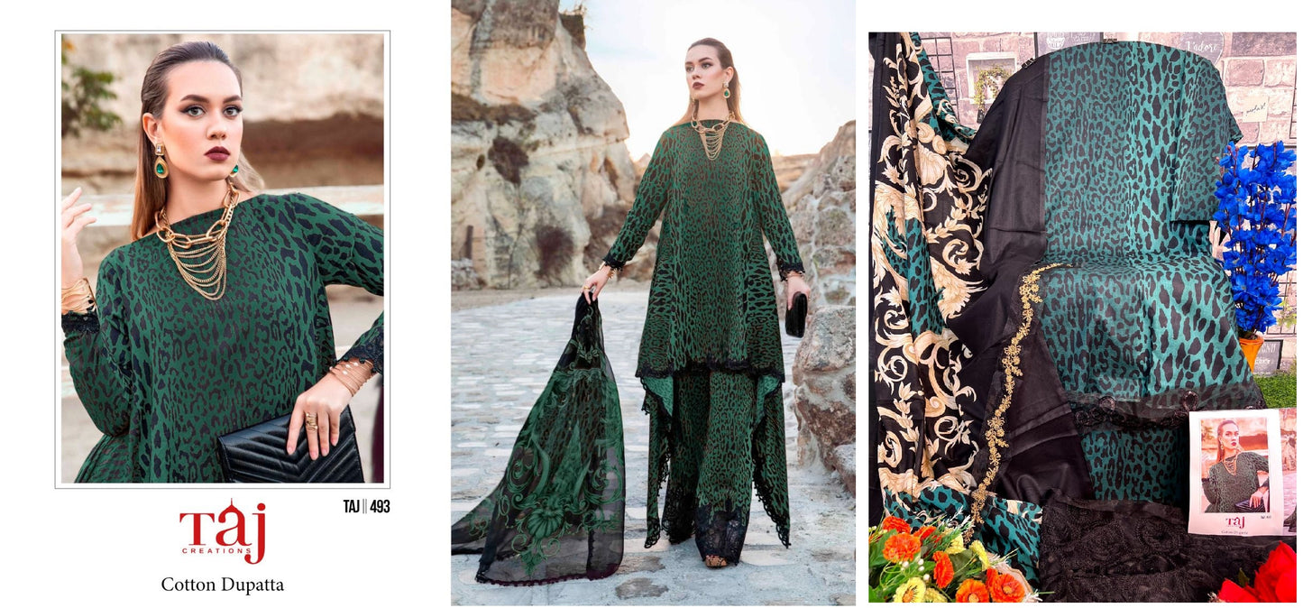 493 Taj Creations Pakistani Salwar Suits