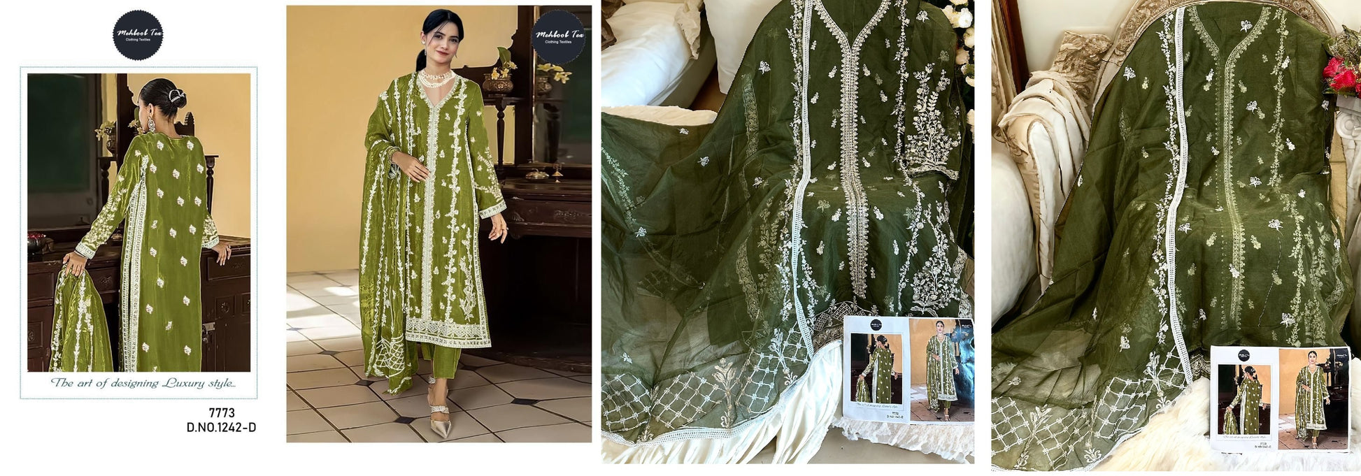 1242D Mehboob Tex Pakistani Salwar Suits