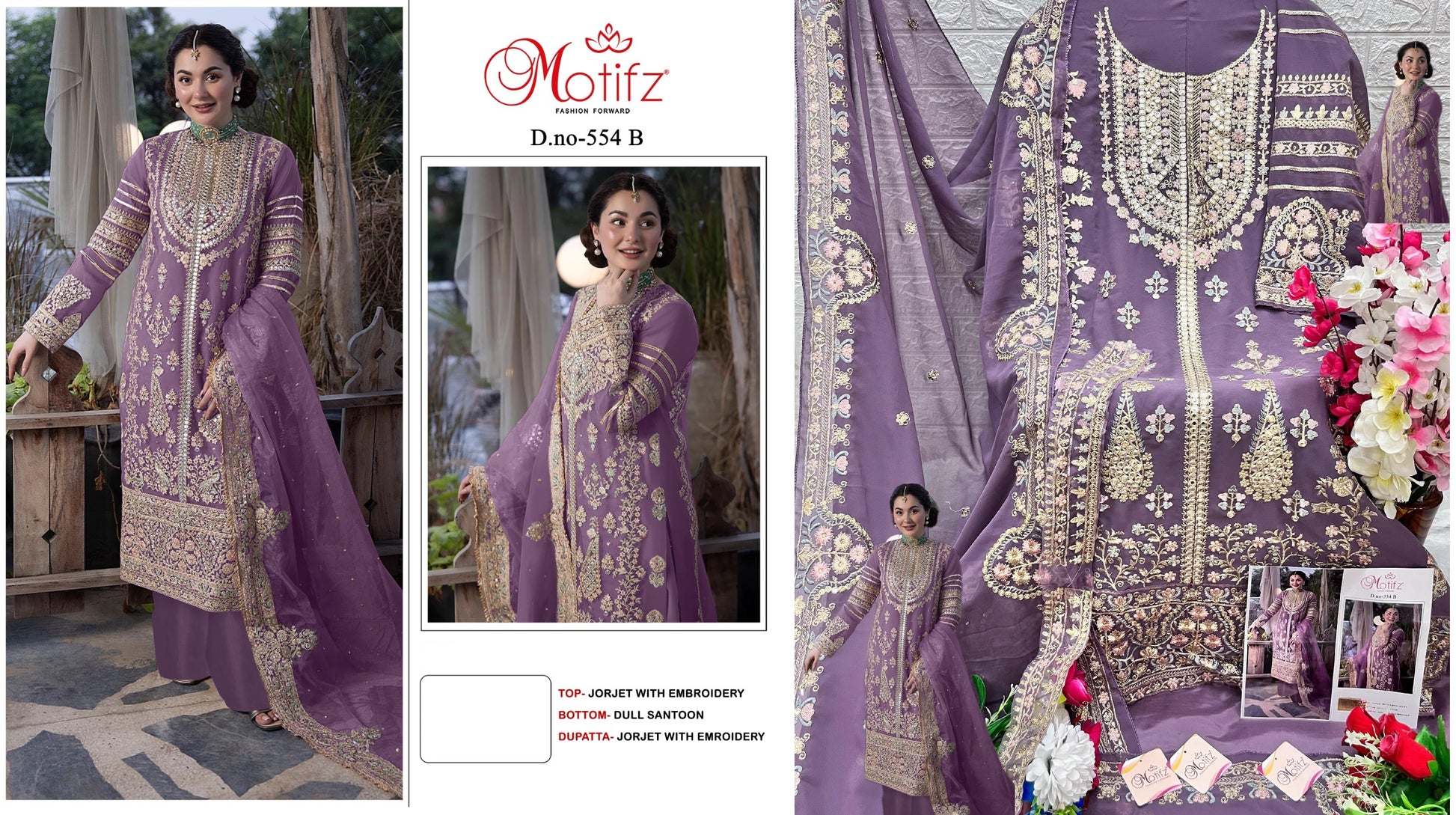 554B Motifz Pakistani Salwar Suits
