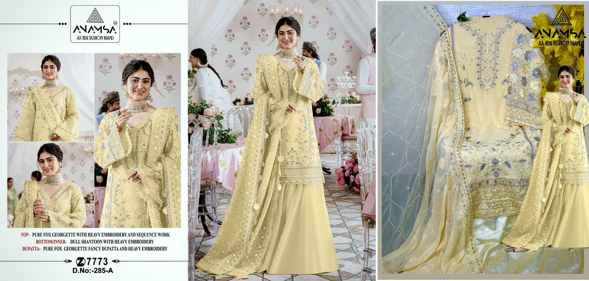 285A Anamsa Pakistani Salwar Suits