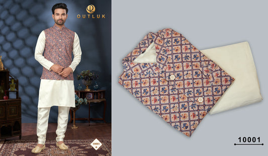 10001 Wedding Collection Vol 10 Outluk Mens Kurta Pyjama