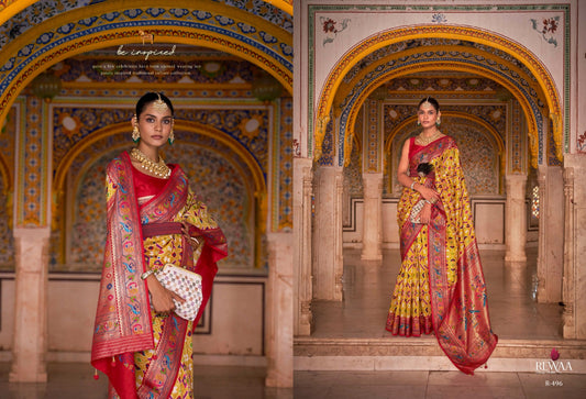 496 Patola Paithani Rewaa Sarees