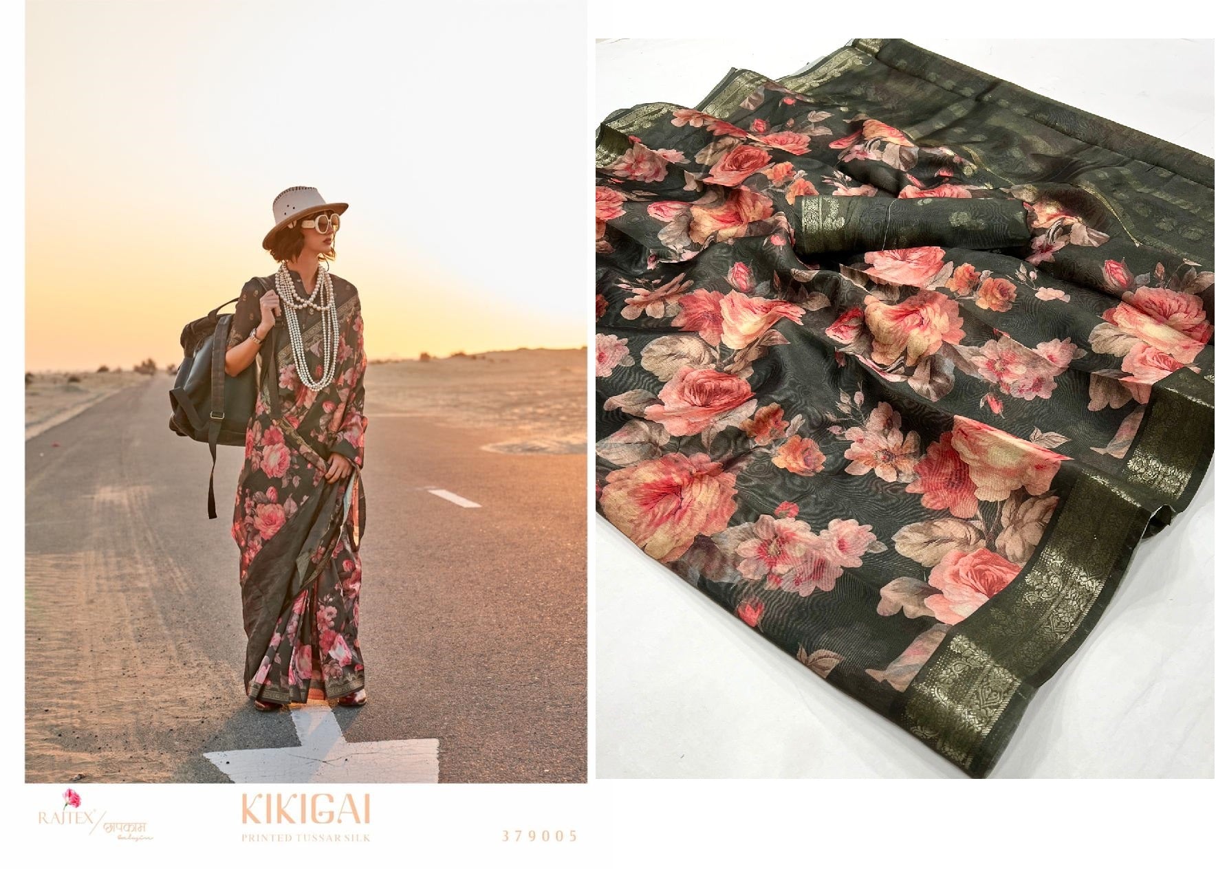 379005 Kikigai Rajtex Sarees