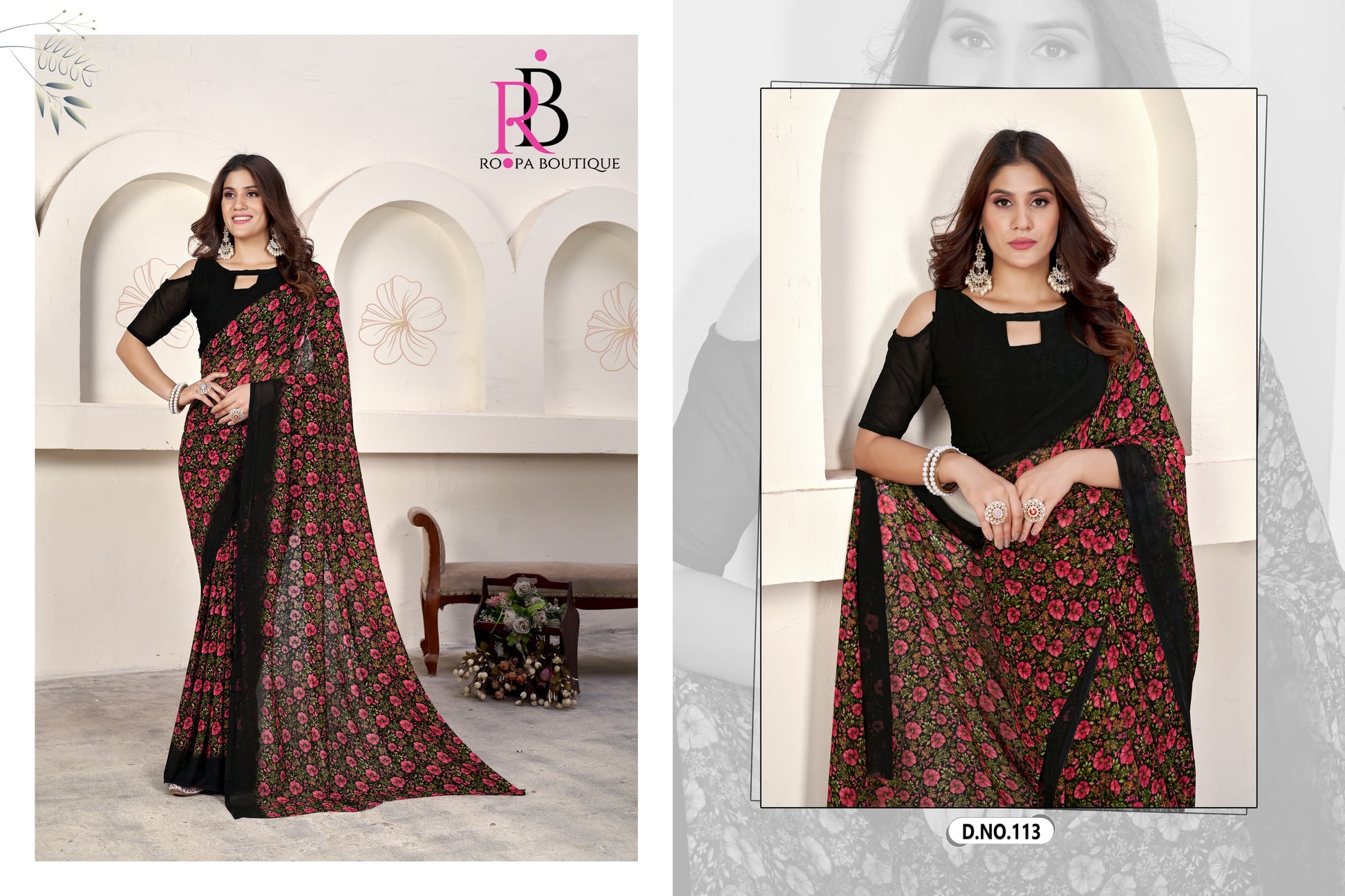 113 Zeeya Radhika Vol 4 Roopa Boutique Sarees
