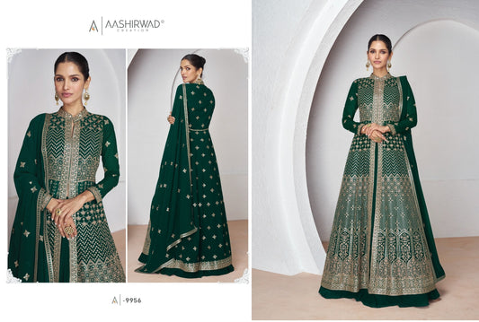 9956 Aakruti Aashirwad Creation Readymade Suits