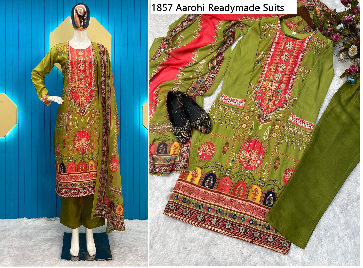 1857 Aarohi Readymade Suits