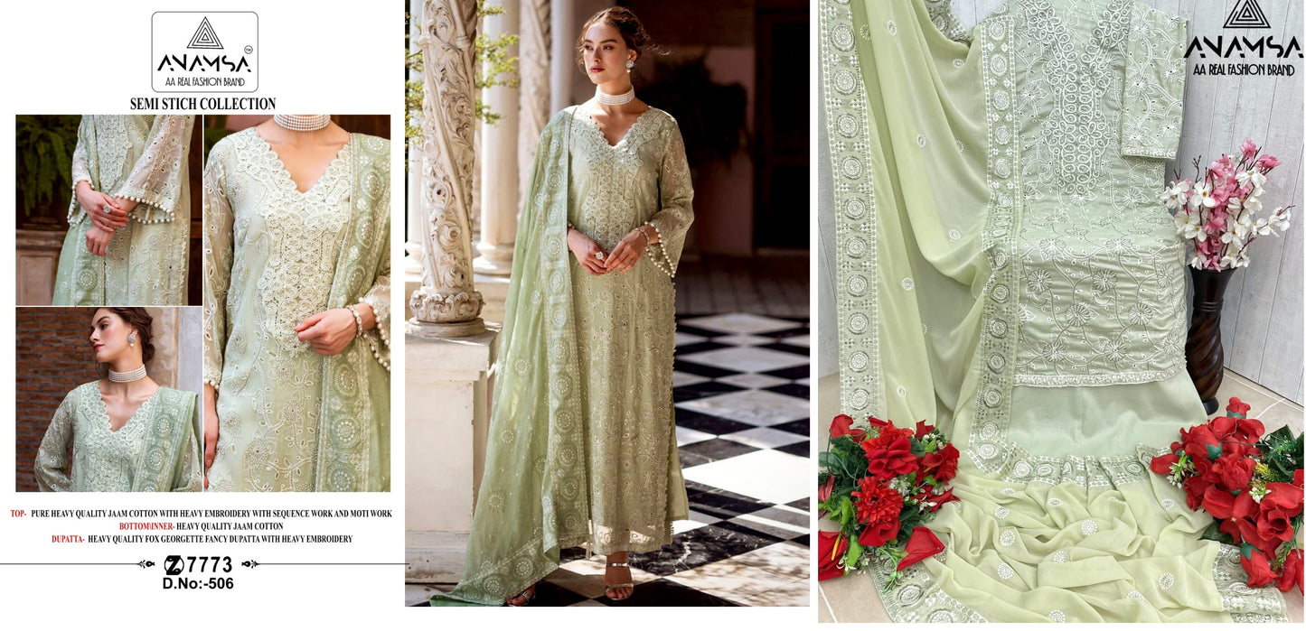 506 Anamsa Pakistani Salwar Suits