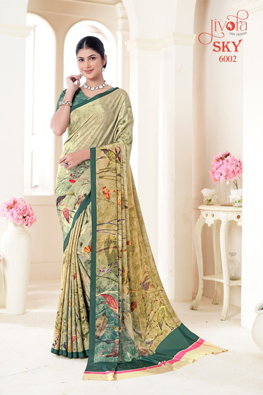 6002 Sky Jivora Sarees