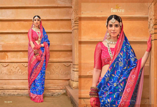 10179 Tirth Patola Trirath Pv Silk Sarees
