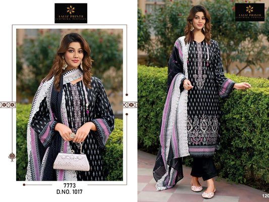 1017 Aaliz Print Embroidery Pakistani Salwar Suits