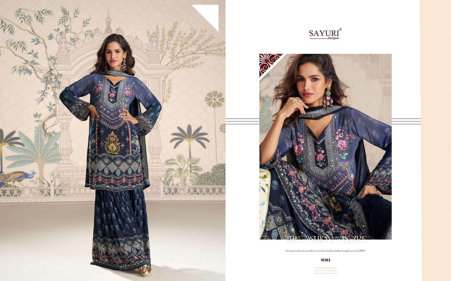 10183 Kirti Sayuri Crepe Silk Readymade Suits