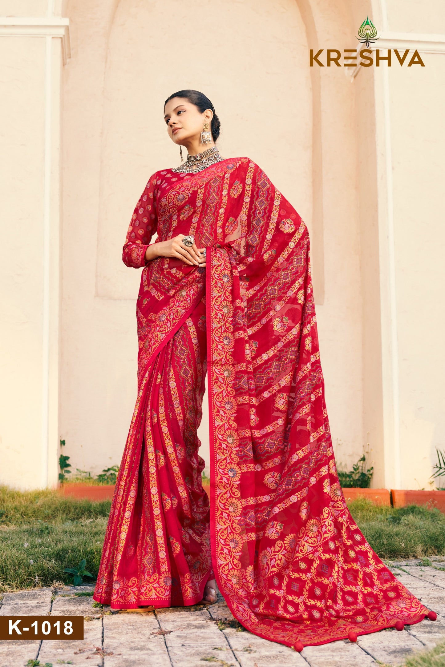 1018 Akshara Kreshva Georgette Sarees