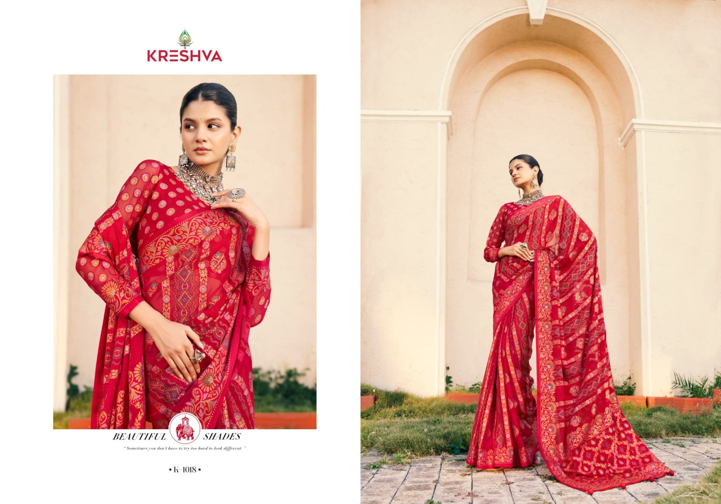 1018 Akshara Kreshva Georgette Sarees