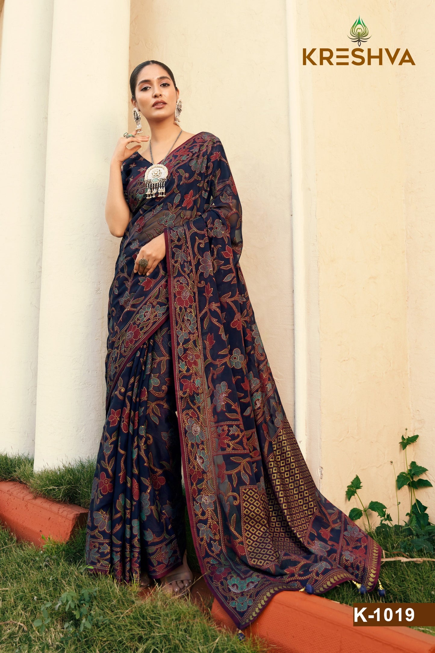 1019 Akshara Kreshva Georgette Sarees