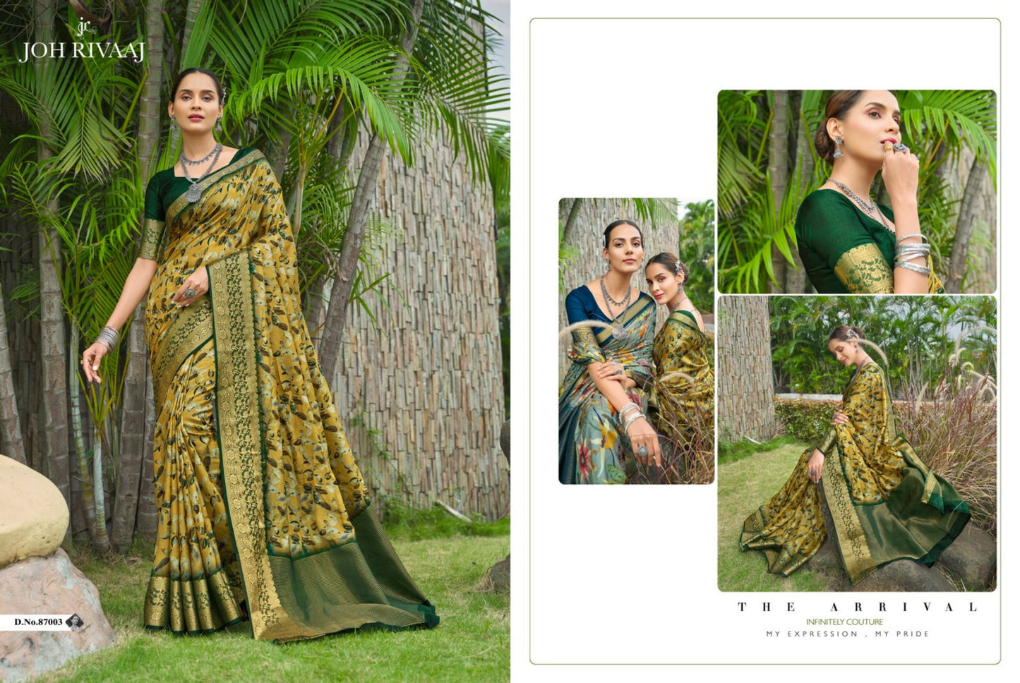 87003 Jhilmil Vol 870 Joh Rivaaj Sarees