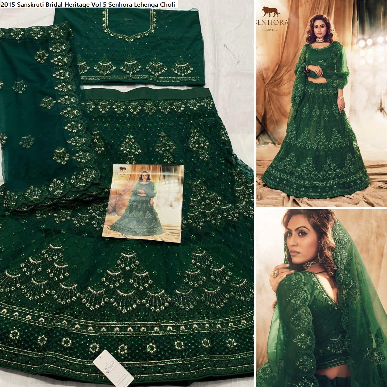 2015 Sanskruti Bridal Heritage Vol 5 Senhora Lehenga Choli